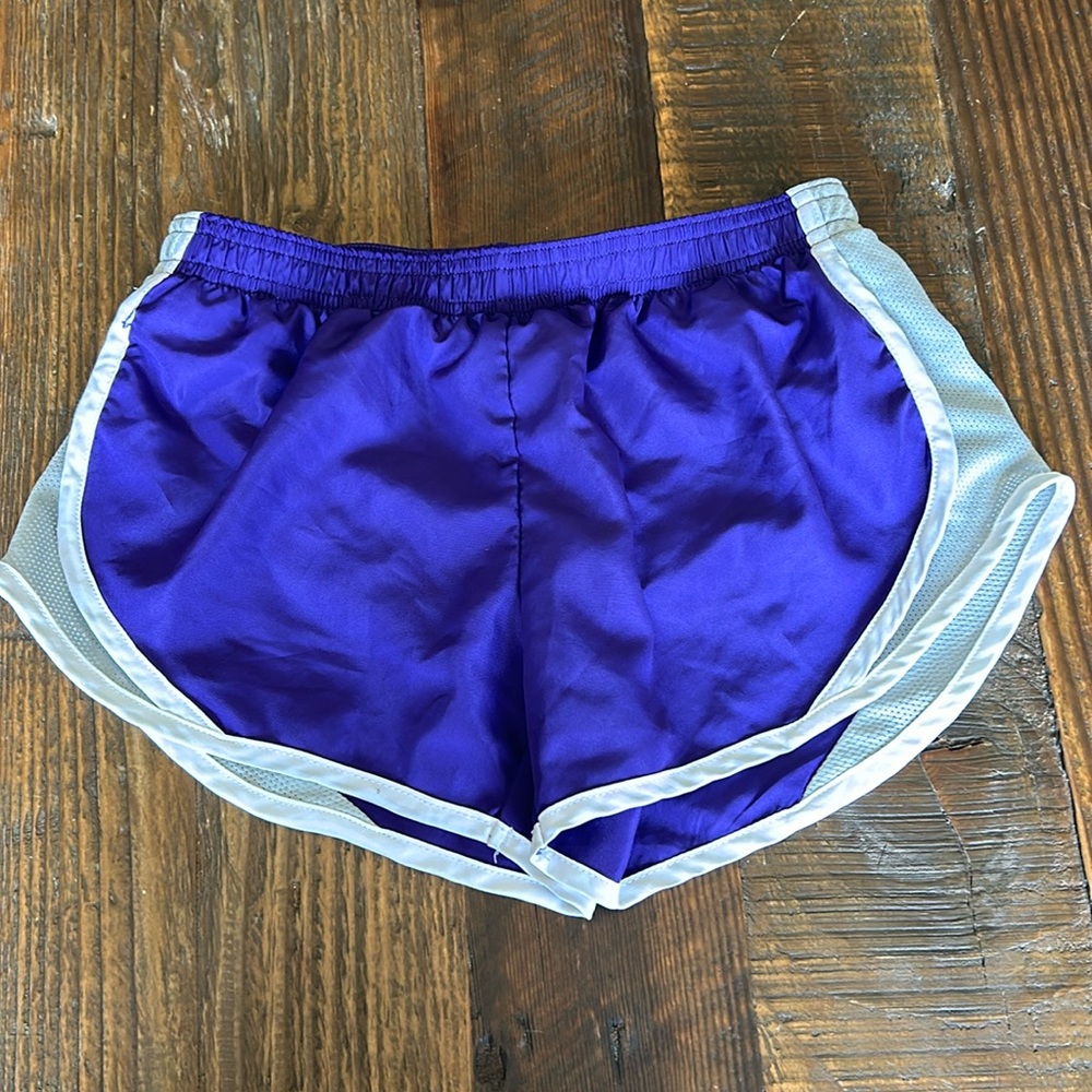 Soffe Girl’s Purple Grey Athletic Shorts size Large